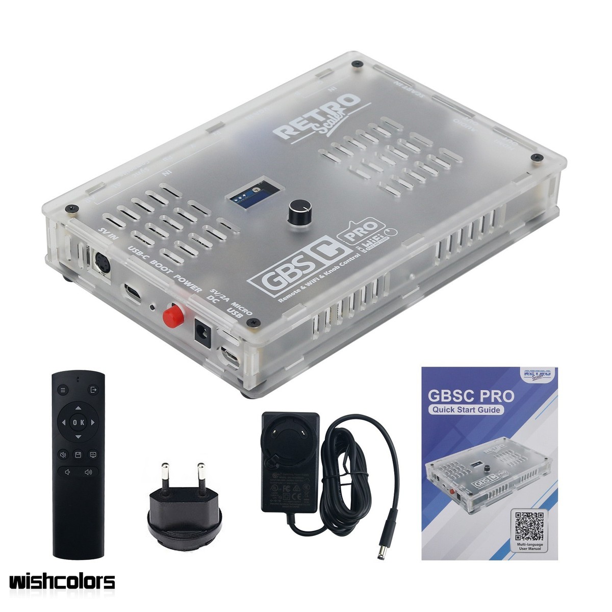 GBSC Pro Video Converter Scart/RGB/YPBPR/VGA/AV/SV to HDMI