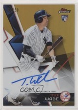 2018 Topps Finest Auto Gold Refractor 44/50 Tyler Wade #FA-TW Auto f2s