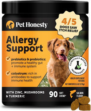 Dog Allergy  Itch Relief - Advanced Itch Supplement with Probiotics for Dogs -