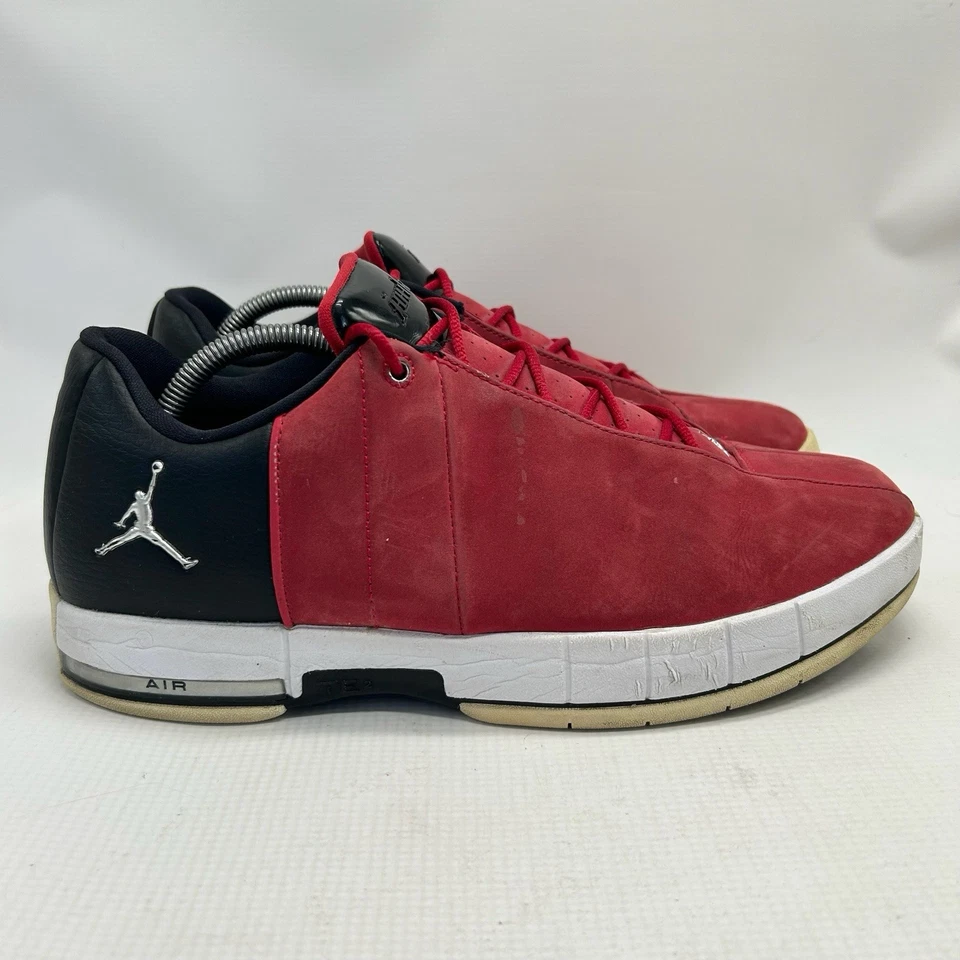 Air Jordan TE 2 Bajo Retro Rojo Para Hombre Talla 11 EE. UU. AO1696-600 Baloncesto Deportes Gimnasio Foto 2 de 4