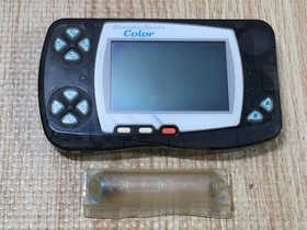 LG5438 With Defects - Wonder Swan Color Crystal Black Bandai Console Japan