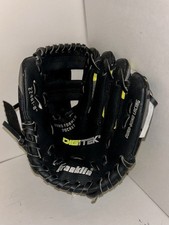 FRANKLIN Baseball Tee-Ball 8" Glove Digitek Black  Neon Yellow RHT22481-8"