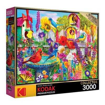 Cra Z Art Kodak 3000 Piece Bird Bath Puzzle High Quality Detailed