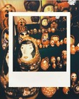 Original Polaroid 600 Art Photograph Japanese Daruma Dolls Folk Art Collection — photo 1