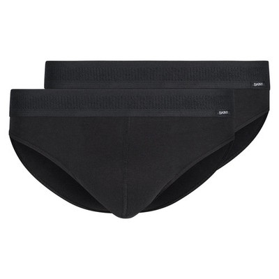 SKINY Herren Brasil-Slip, 2er Pack - Cotton Retro, Unterhose, Feinripp, Baumw...
