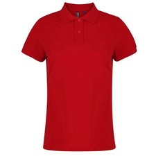 Image of Asquith & Fox Womens/Ladies Plain Basic Short Sleeve Polo Sh  RW3472