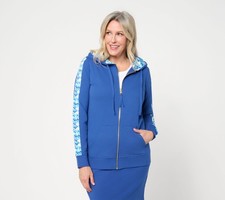 Belle by Kim Gravel Belle Body by Kim Gravel French Terry Shell Bound Zip Hoodie