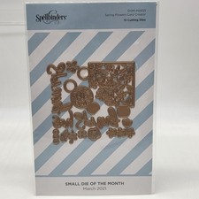 Spellbinders Spring Flowers Card Creat Small Die Month Mar 2021 DOM-MAR21