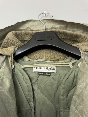 Vintage 2001 Stone Island Jacket Laminate Webbing Nylon Insulated