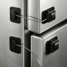 Refrigerator Lock for Kids - Combination Freezer Lock, Easy Install 2-Pack, Safe