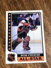 1986 Topps Sticker Bob Froese Philadelphia Flyers #7