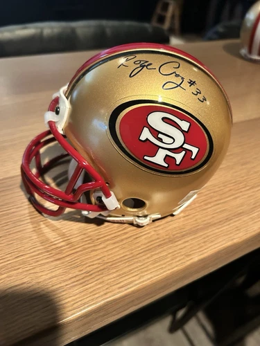 49ers Roger Craig Signed Mini Helmet