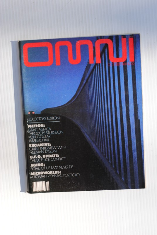 Omni vol 1 no 1 Oct 1978 Isaac Asimov, Theodore Sturgeon