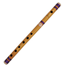 Handmade Natural Bamboo Flute Woodwind Musical Instrument Bansuri B Scale 14  