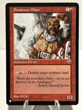 Dwarven Miner  U The List Reprints  NM MTG