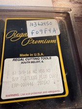 Regal Cutting 3/8-16 Spiral Pt Fluteless tap 12pc LOT