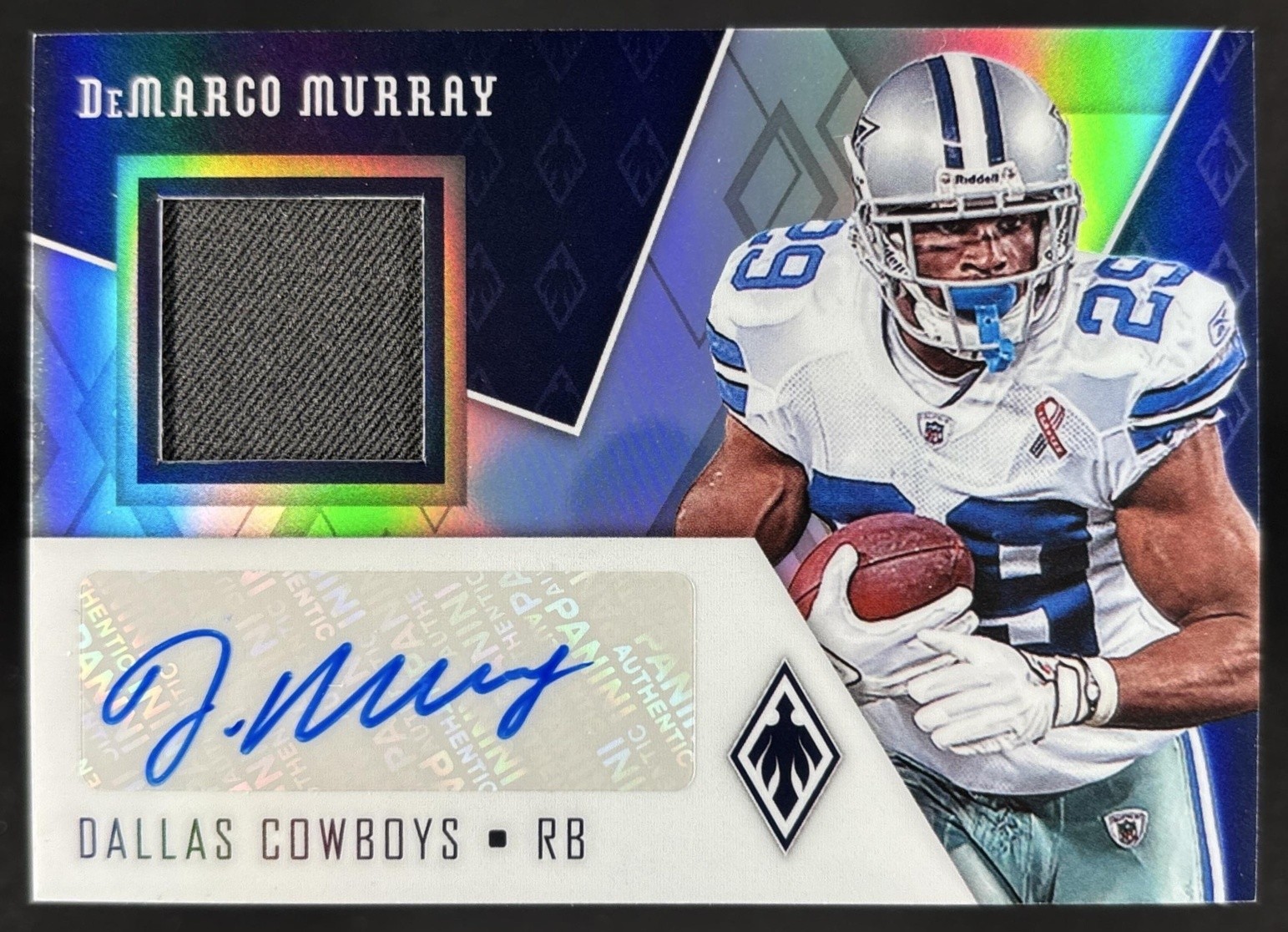 DeMarco Murray 2020 Panini Phoenix Veteran Auto Patch Cowboys /50