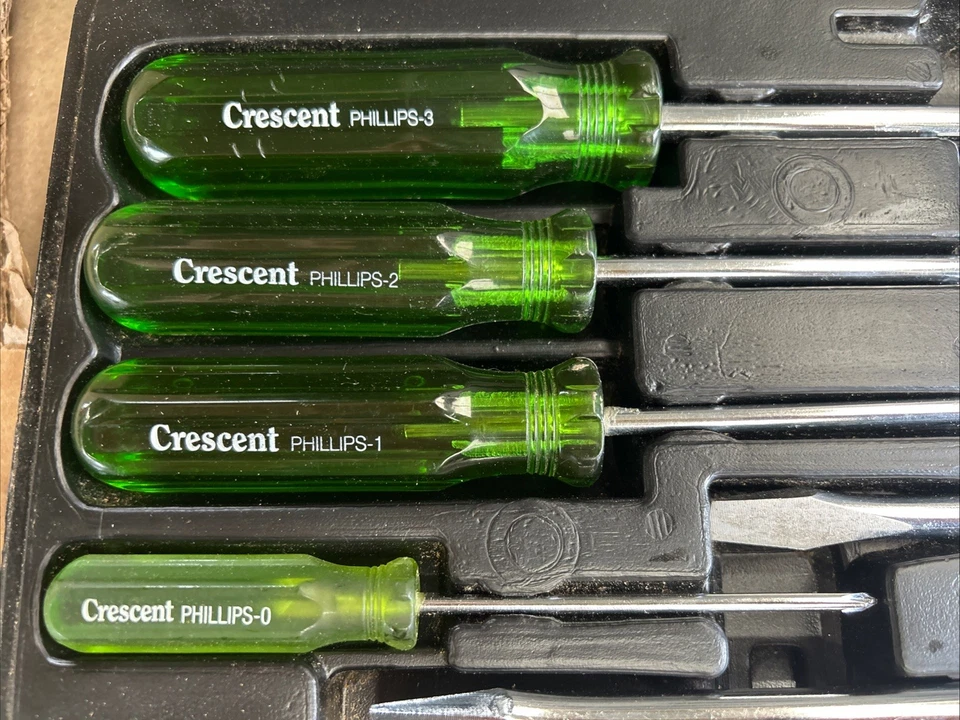 Crescent Screwdriver Set Flat Blade And Philips Head 12pcs - Image 4 of 4