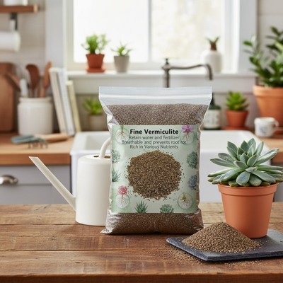 14.6OZ Vermiculite - Organic Vermiculite for Gardening Plants Fine Horticultu...