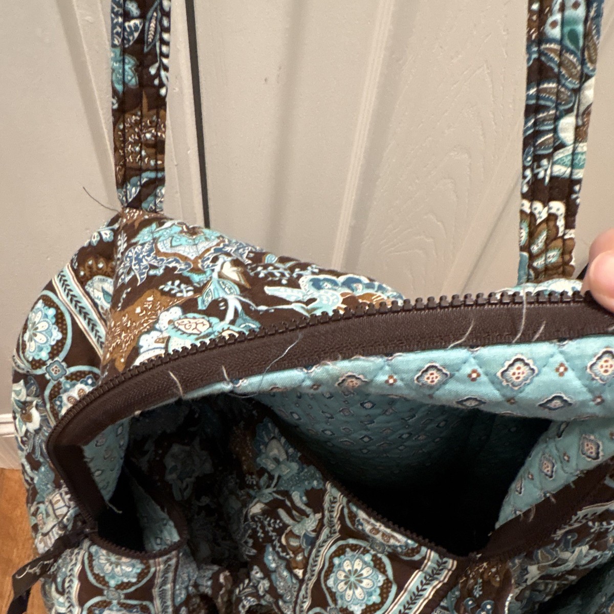 Vera Bradley Java Blue Tote View 6