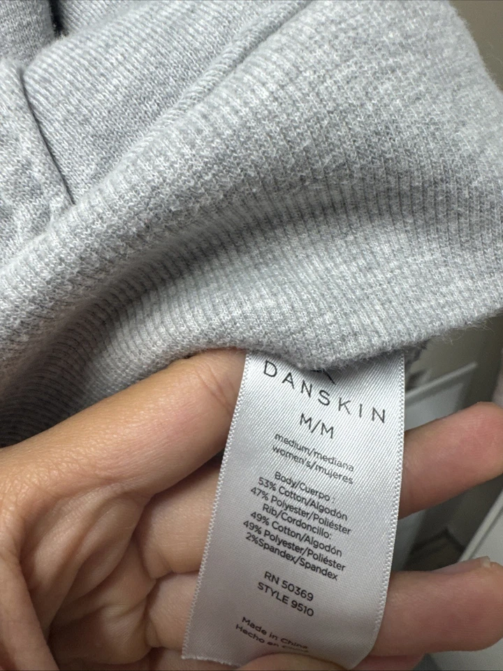 Danskin brand gray crew neck sweatshirt woman’s size M - Image 3 of 3