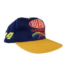 Vintage DuPont Racing Jeff Gordon Nascar SnapBack Hat Cap NWOt Deadstock