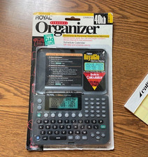 New/Sealed Vintage Royal Personal Organizer DM80nx 40kb Memory OG Packaging