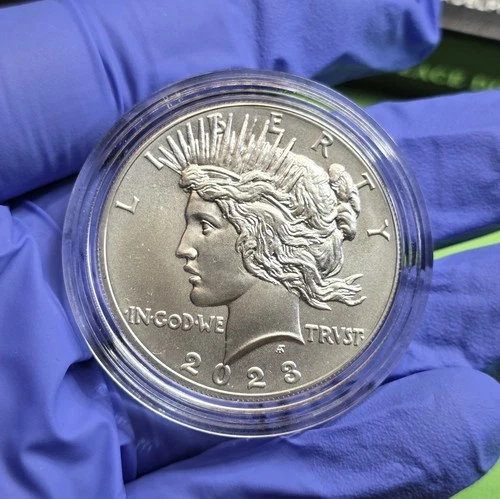 2023 P Peace Silver Uncirculated Dollar Philadelphia Coin OGP Mint Box & COA