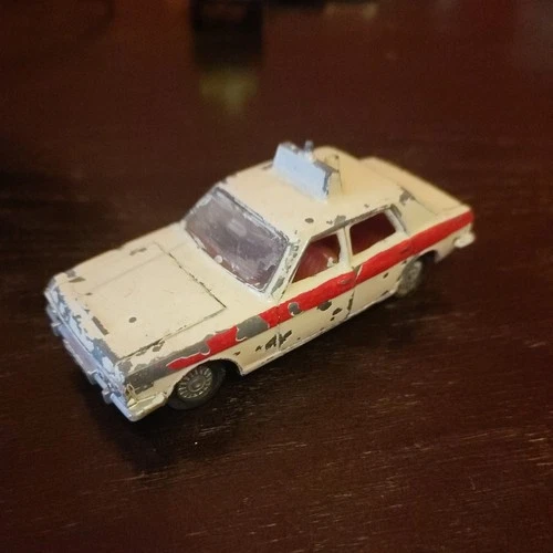 Vintage Dinky Toys Ford Zodiac Police Car Original Condition #255
