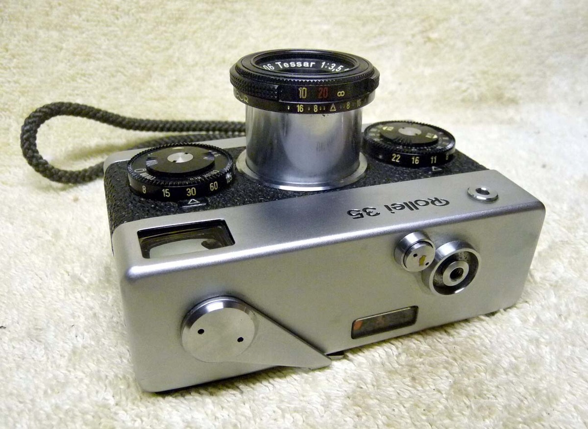 RARE German-Made HONEYWELL ROLLEI 35 FILM CAMERA.Zeiss 40mm Tessar