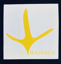 H.S. STRUT. Sticker, Decal 4.5"x4.5" Wild Turkey Call Sticker
