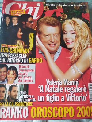 WOCHENZEITUNG CHI N.51/2004 VALERIA MARINI, CECCHI GORI, GRANDE, MONTANO SELTEN!