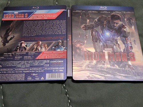 Iron Man 3 Bluray SteelBook German Import *No 4K * - Picture 4 of 7