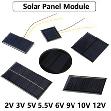 Solar Cell Solar Panel Module DIY 2V 3V 5V 5.5V 6V 9V 10V 12V Battery Charger