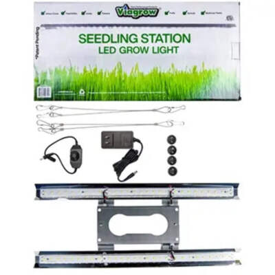 Viagrow 1020 Seedling Station LED, Full-Spectrum Grow Light for Germinating Seed