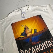 NWT Vintage 1995 Disney Pocahontas Tour T-Shirt made in USA XL