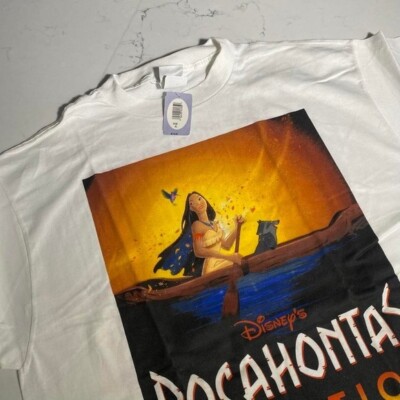 NWT Vintage 1995 Disney Pocahontas Tour T-Shirt made in USA XL
