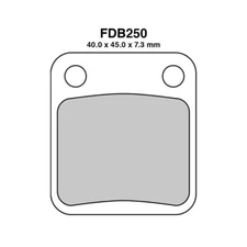 Pair of Brake Pads Ferodo FDB250SG for Honda 50 CRM R 1988-1996