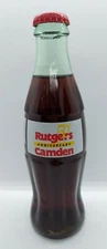 2000 RUTGERS UNIVERSITY AT CAMDEN 50TH ANNIVERSARY  8 OUNCE COCA COLA BOTTLE
