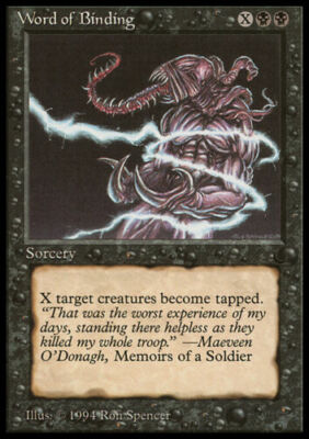 X4 Word of Binding The Dark Light Play MTG Magic DNA GAMES