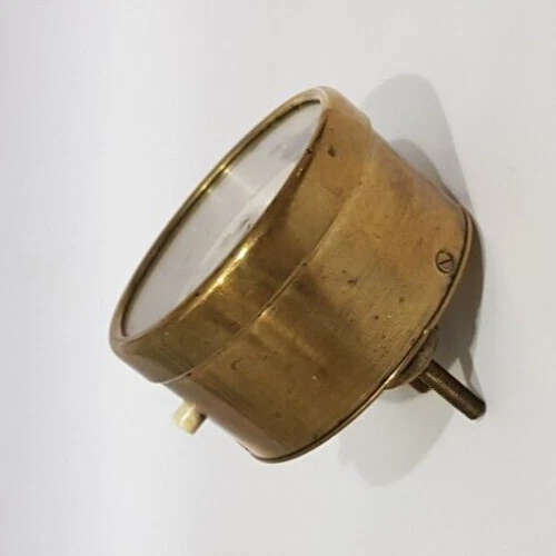 ancien outil de mesure BRC Eclairage /Omega voltmètre Ampèremètre Laiton - Photo 3/4