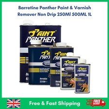 Barretine Panther Paint  Varnish Remover Non Drip 250Ml  500ML  1L