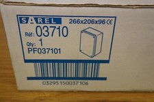 Sarel 03710 Enclosure Box 266x206x96 Clear Top  - Loc: EQ-08-02