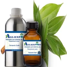 PURE CINNAMON LEAF ESSENTIAL OIL Cinnamomum verum NATURAL HERBAL