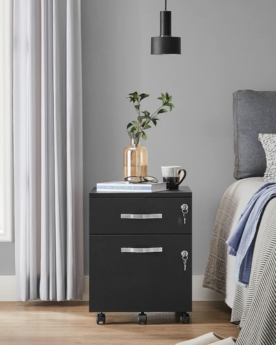 2-Drawer Vertical Filing Cabinet with Lock and Locks Lockable File Cabinet - Picture 24 of 36