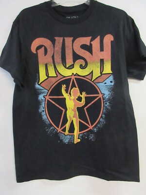 RUSH OFFICIAL MERCH OMBRE STARMAN 2022 BAND CONCERT MUSIC T-SHIRT MEDIUM