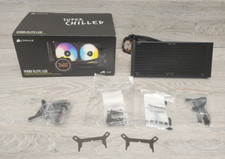 Corsair H100i Elite LCD CW-9060061-WW RWF0047 Liquid CPU Cooler Tested Working