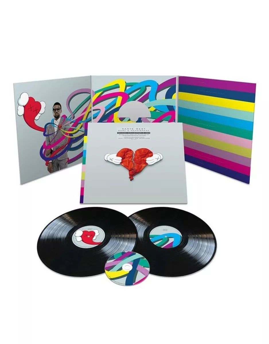 Kanye West 808s & Heartbreak Vinyl 2014 Deluxe Edition 2LP + CD Brand New  Sealed 602517872813