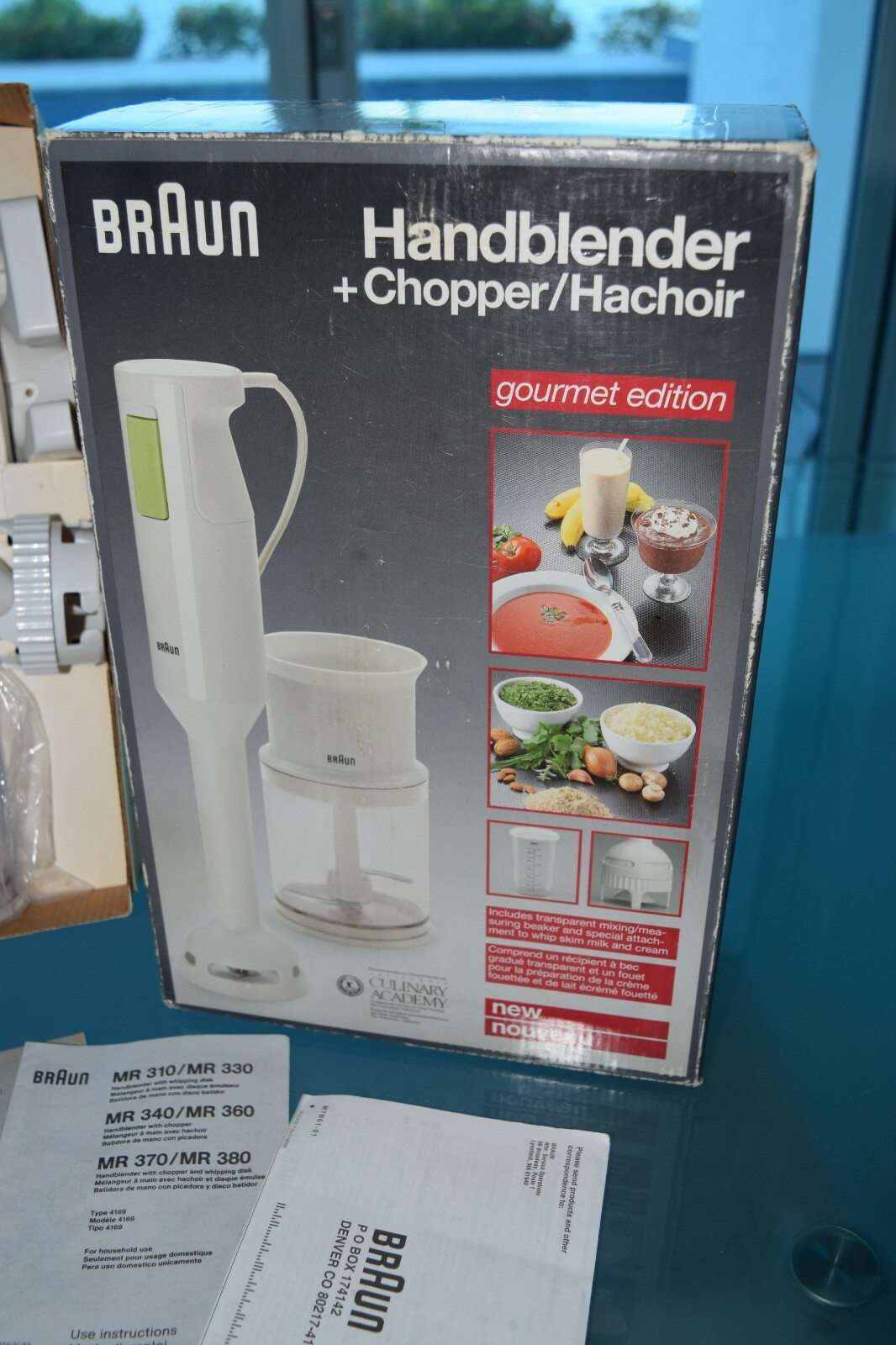 Braun Hand Blender and Chopper Gourmet Edition MR380 for sale online eBay