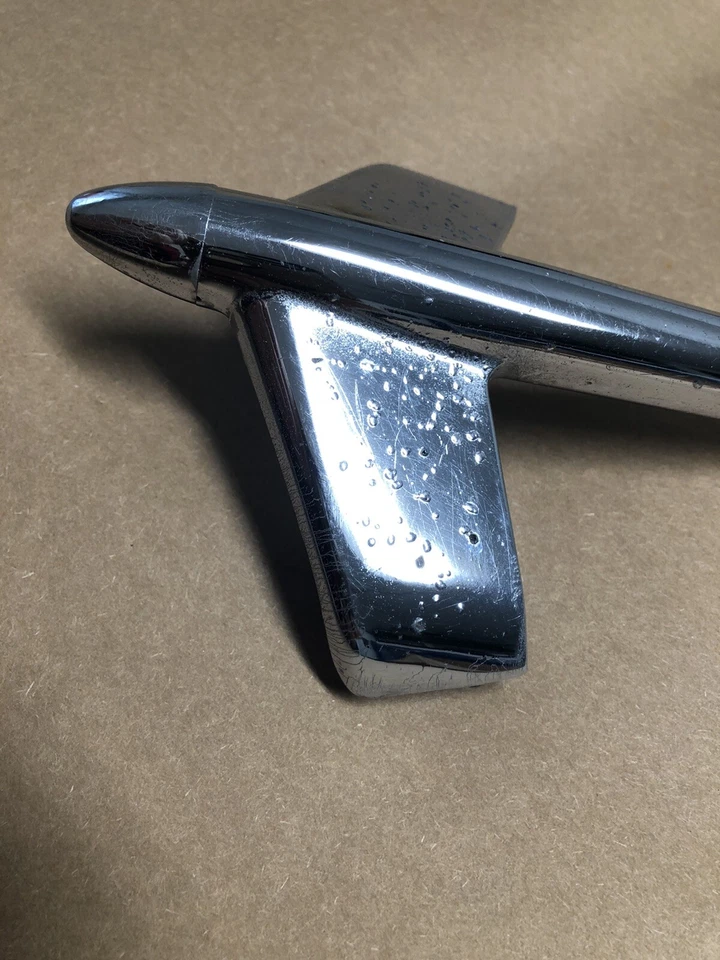 781264 Británico Ford Zephyr Consul Mk2 Capó Adorno Borde Cromo Parrilla Capó Foto 2 de 4